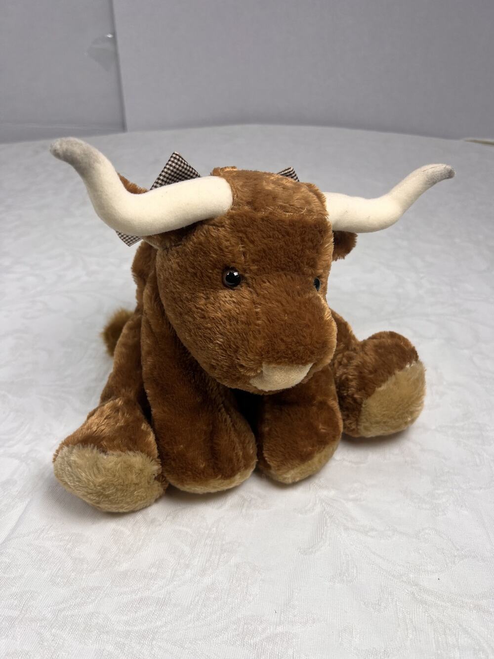 Mary Meyer Flip Flops Longhorn Bull Plush Stuffed Animal 2002 Texas Steer